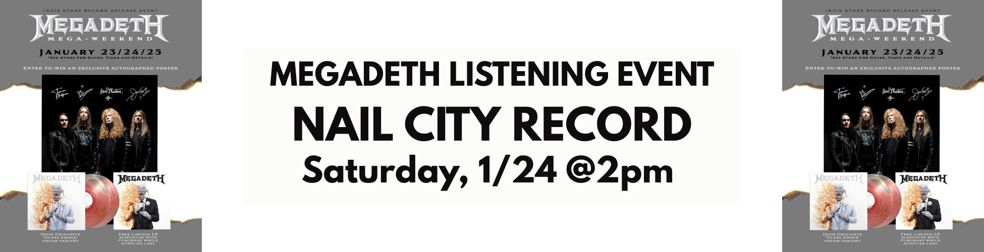 Megadeth listening event