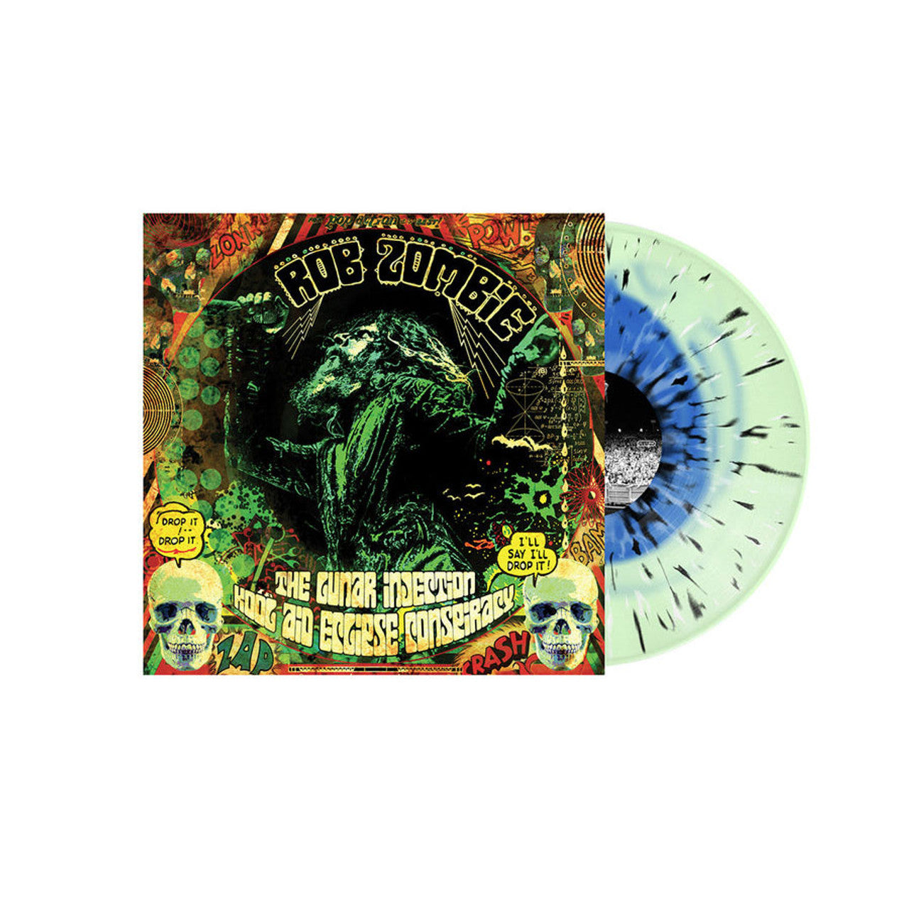 Rob Zombie - The Lunar Injection Kool Aid Eclipse Conspiracy (Blue in Bottle Green LP Vinyl) UPC: 727361581121