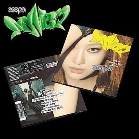 Aespa - MY WORLD - The 3rd Mini Album - POSTER Ver. [NINGNING Cover] (CD) 8809944144007