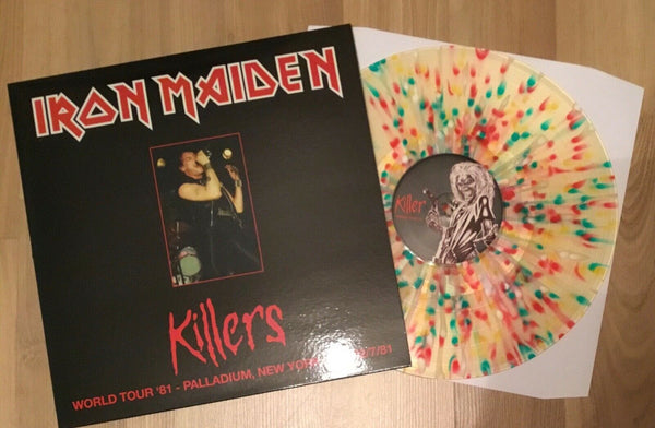 Iron Maiden – Killers World Tour '81 Palladium New York City 22/07/81 (Rainbow Splatter Vinyl) (NM,VG+)