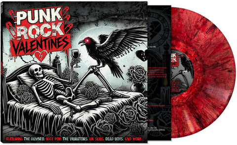 Various - Punk Rock Valentines (Red/Black Marble Vinyl LP)