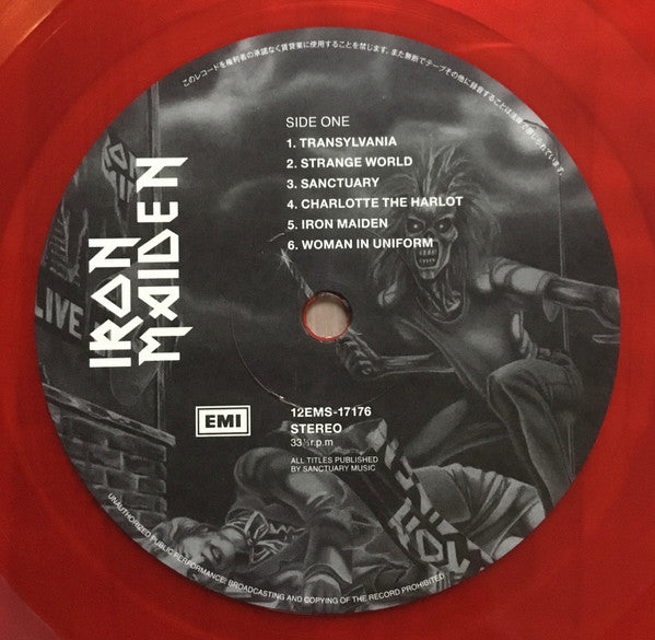Iron Maiden – Sanctuary (Red Vinyl) (NM,VG+)