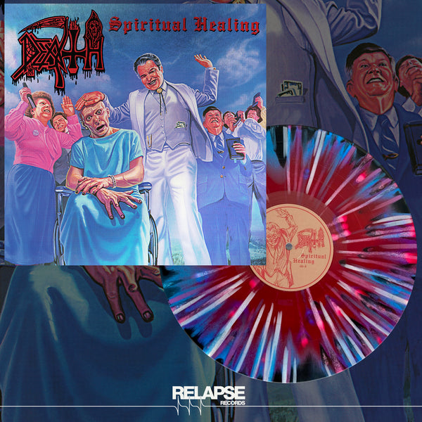 Death - Spiritual Healing (Red, Cyan Blue and Black Tri Color 