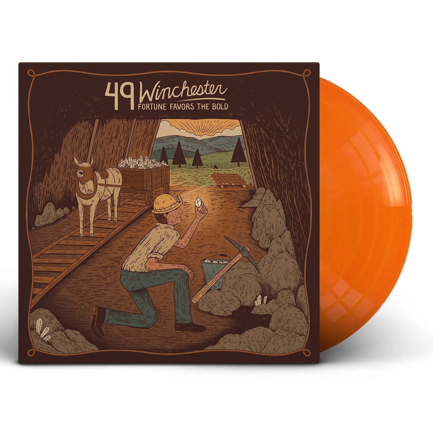 49 Winchester - Fortune Favors The Bold (Indie Exclusive, Translucent Orange LP Vinyl, Signed)