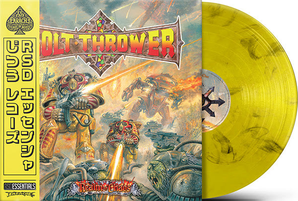 Bolt Thrower - Realms of Chaos (RSD Essential, Yellow & Black LP Vinyl) UPC: 5055006901320