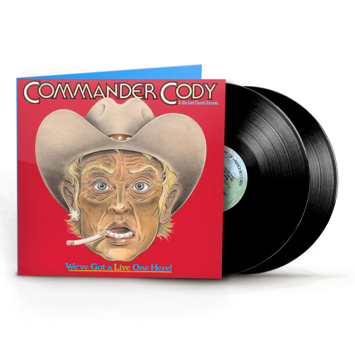 Commander Cody &amp; His Lost Planet Airmen - We've Got A Live One Here (The Spirit of '76 Series, 2LP Vinyl) UPC: 081227804077
