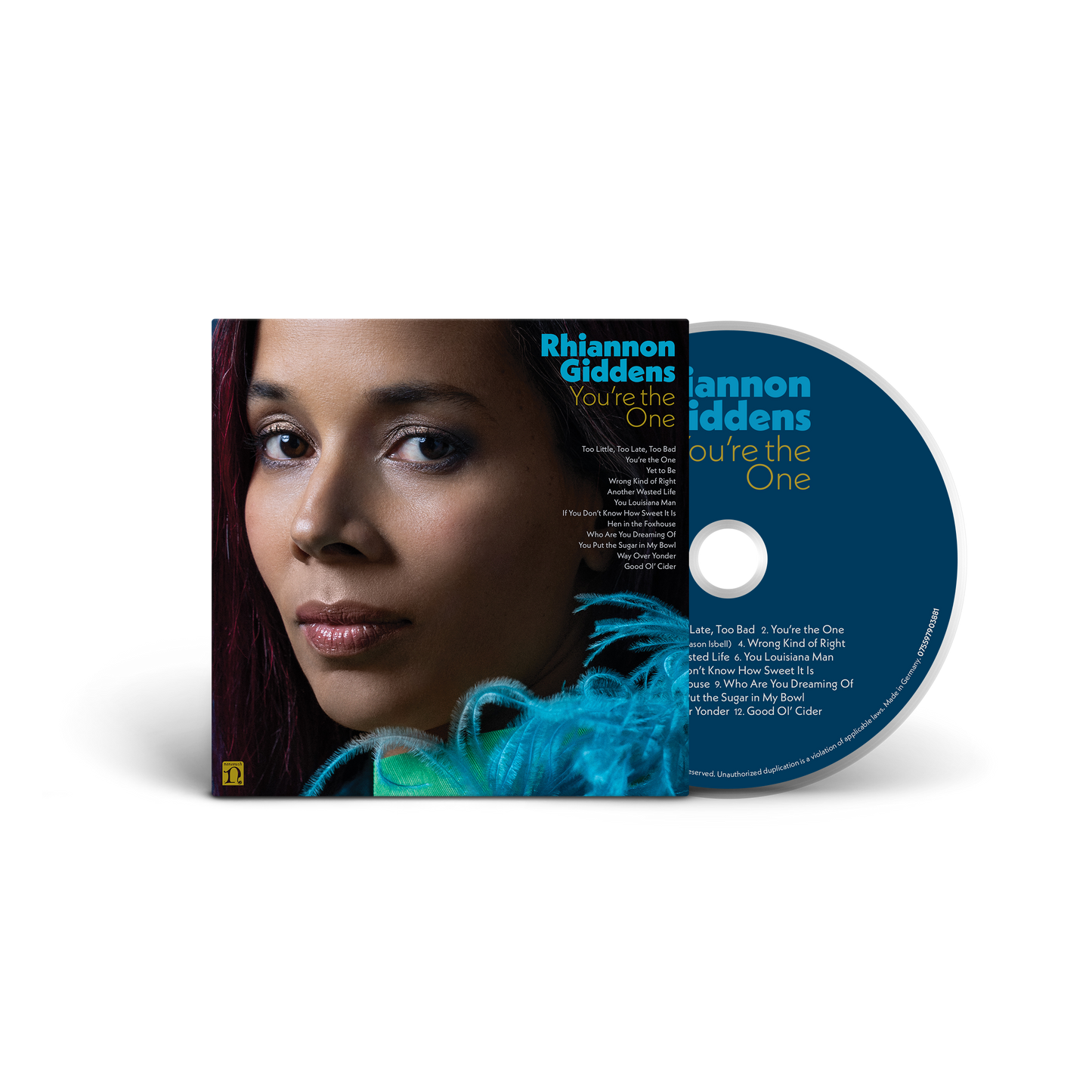 Rhiannon Giddens - You're The One (CD) UPC: 075597903881