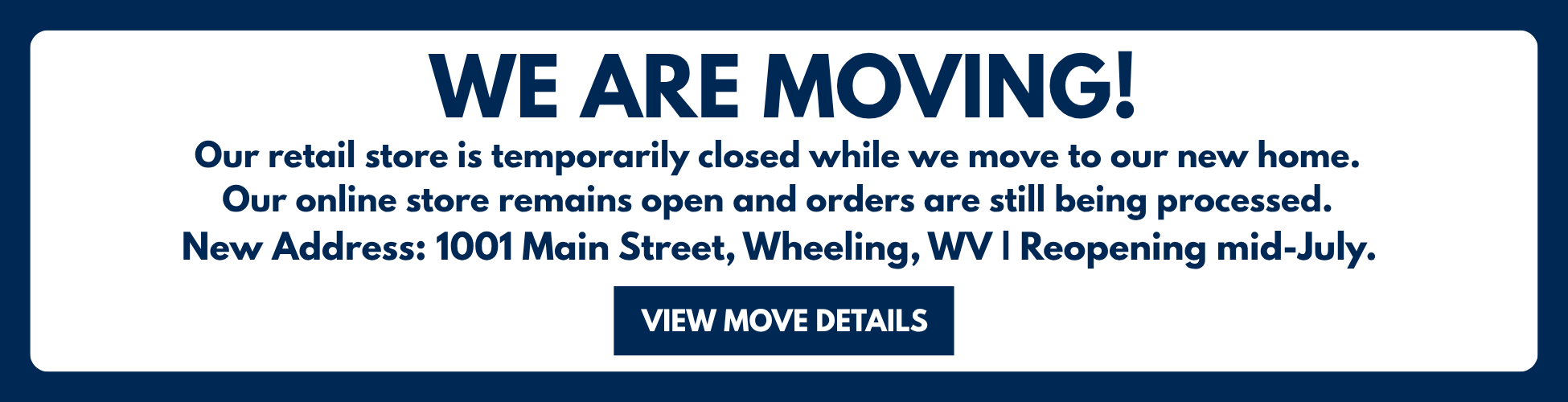 we are moving