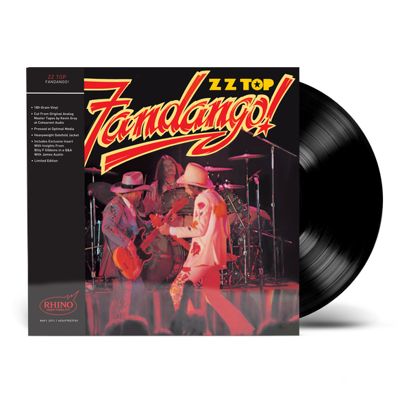 ZZ Top - Fandango! (Black LP Vinyl, SYEOR 2025) UPC: 603497823765