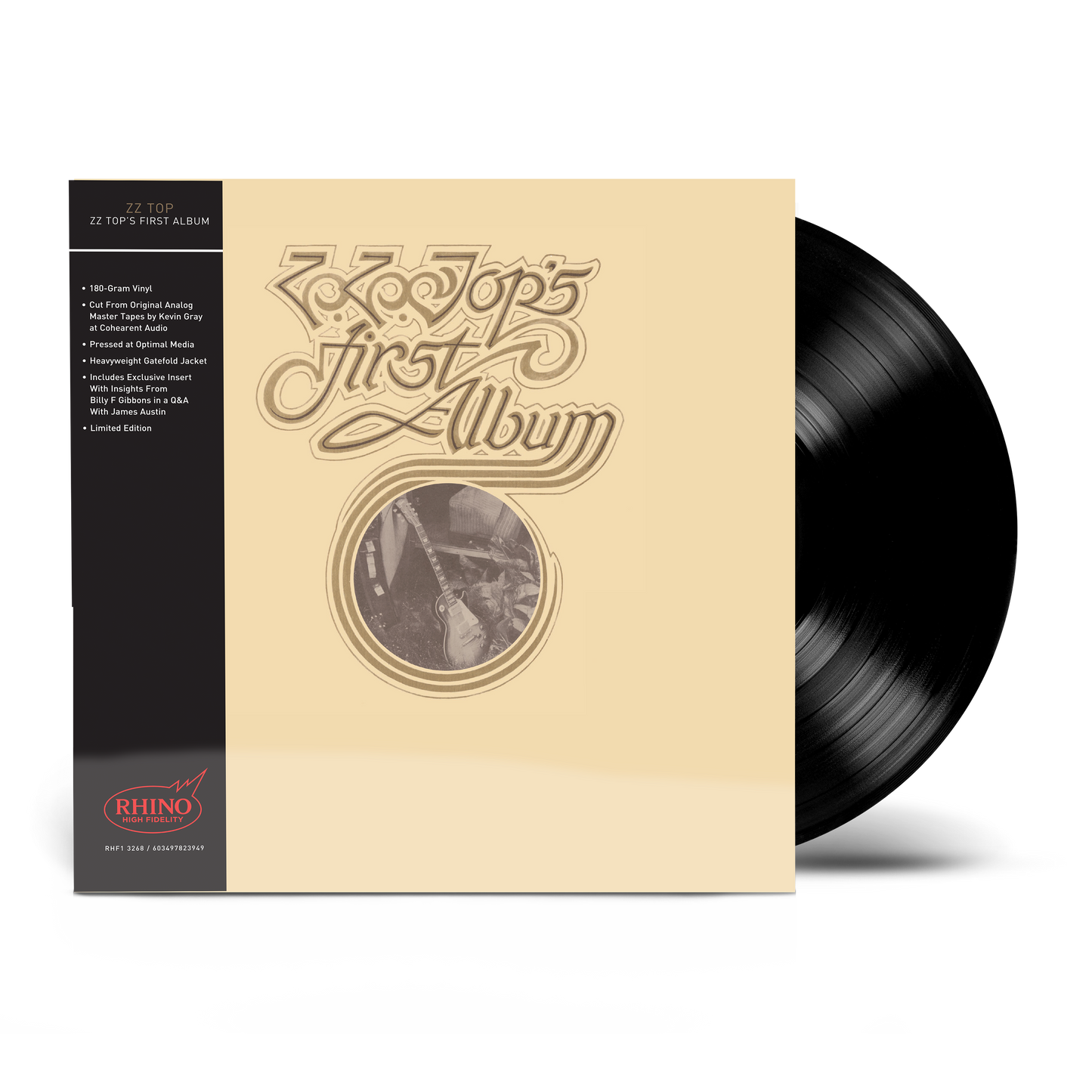 ZZ Top - First Album (Black LP Vinyl, SYEOR 2025) UPC: 603497823949