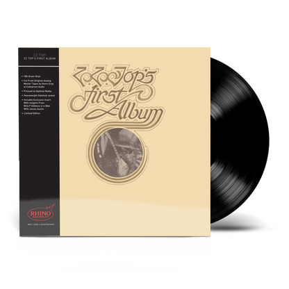 ZZ Top - First Album (Black LP Vinyl, SYEOR 2025) UPC: 603497823949