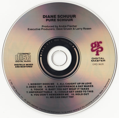 Diane Schuur : Pure Schuur (CD, Album)