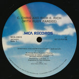 C. Chris And The Real Richie Rich With Rudy Pardee : Apartheid! (You Know It's A Crime!!) (12")