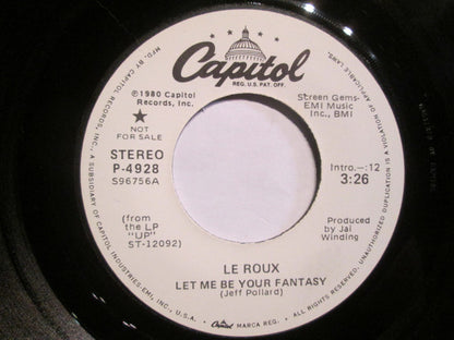 Le Roux : Let Me Be Your Fantasy (7", Mono, Promo)