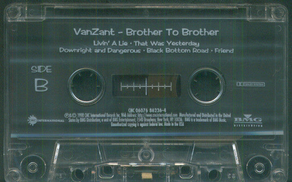 Van Zant : Brother To Brother (Cass, Album)