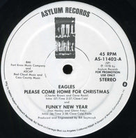 Eagles : Please Come Home For Christmas / Funky New Year (12", Mono, Promo)