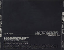 Oleander : Are You There? (CD, Single, Promo)