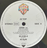 ZZ Top :  Legs (Special Dance Mix) (12", Maxi)