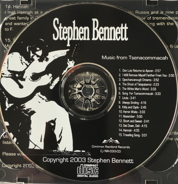 Stephen Bennett (2) : Music From Tsenacommacah (CD, Album)
