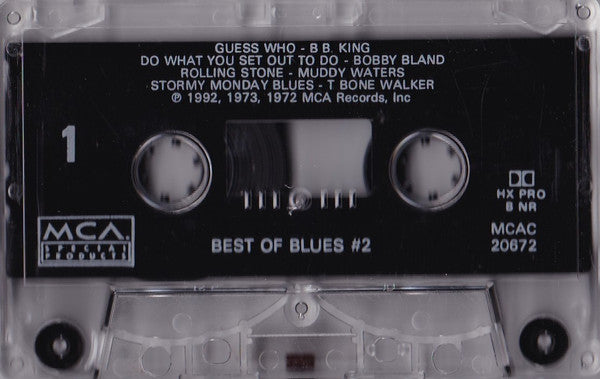 Various : Best Of The Blues Volume 2 (Cass, Comp)