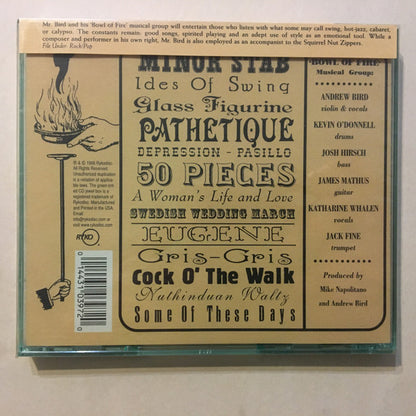 Andrew Bird's Bowl Of Fire : Thrills (CD, Album)