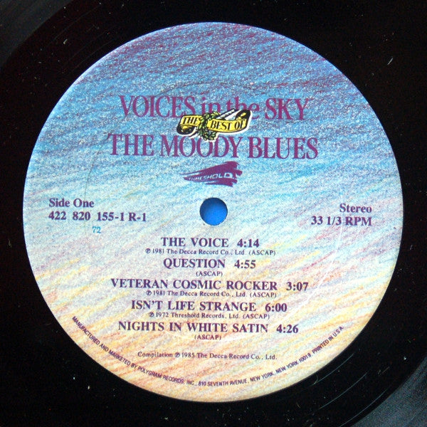 The Moody Blues : Voices In The Sky: The Best Of The Moody Blues (LP, Comp, Club, CRC)