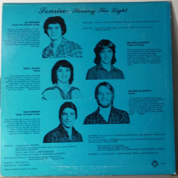 Sonrise : Sharing The Light (LP, Album)