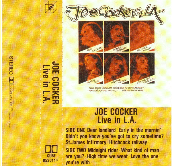 Joe Cocker : Live In L.A. (Cass, Comp)