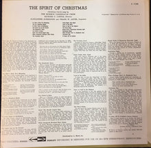 Mormon Tabernacle Choir : The Spirit Of Christmas: Christmas Carols Sung By The Mormon Tabernacle Choir (LP, Album)