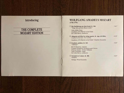 Wolfgang Amadeus Mozart : Introducing Mozart (The Complete Mozart Edition) (CD, Comp)