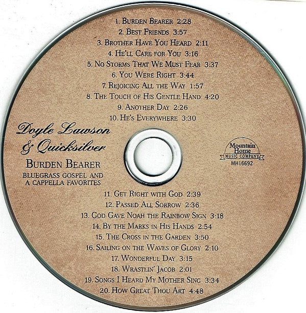 Doyle Lawson & Quicksilver : Burden Bearer (CD, Album)