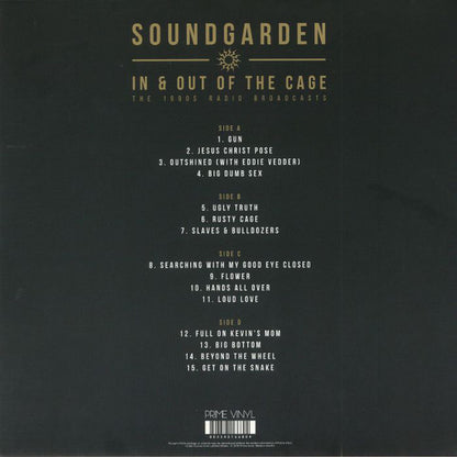 Soundgarden : In & Out Of The Cage - The 1990's Radio Broadcasts (2xLP, Unofficial, Red)