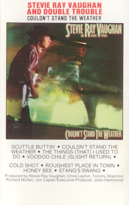 Stevie Ray Vaughan & Double Trouble : Couldn't Stand The Weather (Cass, Album, RE, Dol)