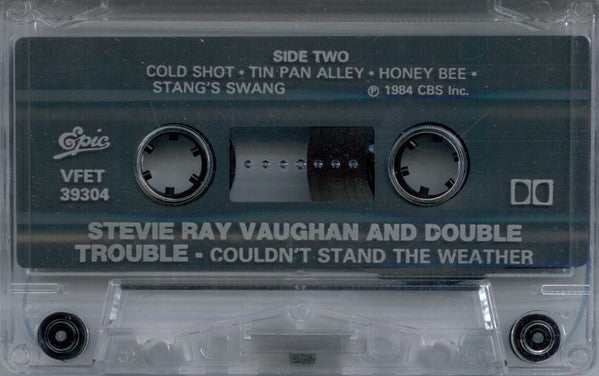 Stevie Ray Vaughan & Double Trouble : Couldn't Stand The Weather (Cass, Album, RE, Dol)
