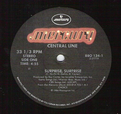 Central Line : Surprise, Surprise / How About You (12")
