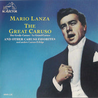 Mario Lanza : The Great Caruso And Other Caruso Favorites (CD, Album, Comp, RM)