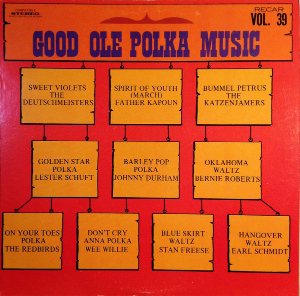 Various : Good Ole Polka Music (LP, Comp)