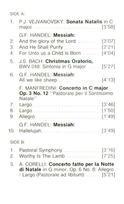 Various : Classical Christmas (Cass, Comp, Dol)