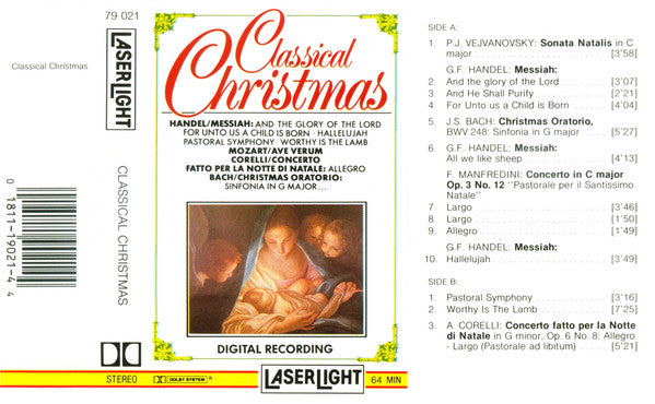 Various : Classical Christmas (Cass, Comp, Dol)