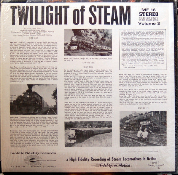 No Artist : Twilight Of Steam - Volume 3 (LP)