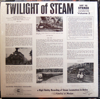 No Artist : Twilight Of Steam - Volume 3 (LP)