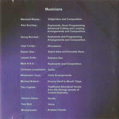 Marshall Whyler : Blow (Didgeridoo Mix) (CD, Album, Promo)