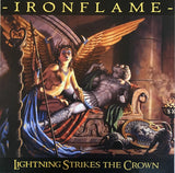 Ironflame : Lightning Strikes The Crown (LP, Album, Ltd, Num, RP, Ora)