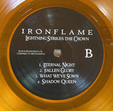Ironflame : Lightning Strikes The Crown (LP, Album, Ltd, Num, RP, Ora)