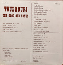 Trubaduri : The Good Old Songs (LP, Album)