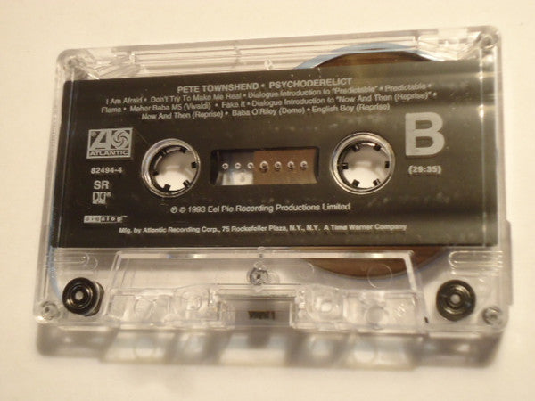 Pete Townshend : Psychoderelict (Cass, Album, SR)