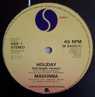 Madonna : Holiday (12", Single, Gen)