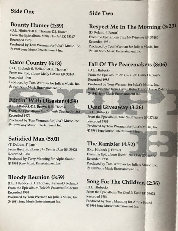 Molly Hatchet : Super Hits (Cass, Comp)