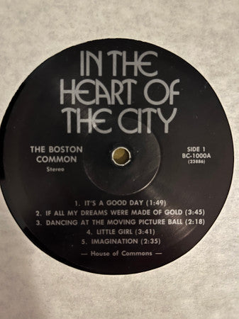 The Boston Common : In The Heart Of The City (LP, Album)