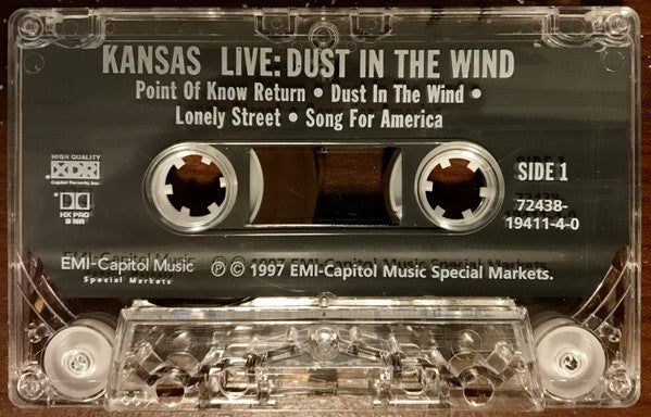Kansas (2) : Live: Dust In The Wind (Cass, Album)